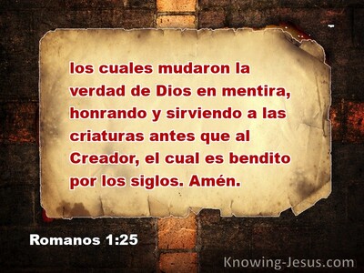 Romanos 1:25 (negro)